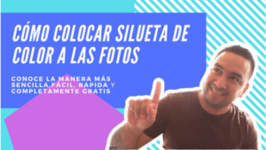 Cómo colocar silueta de color a las fotos