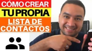 Cómo crear tu propia lista de contactos