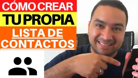 Cómo crear tu propia lista de contactos